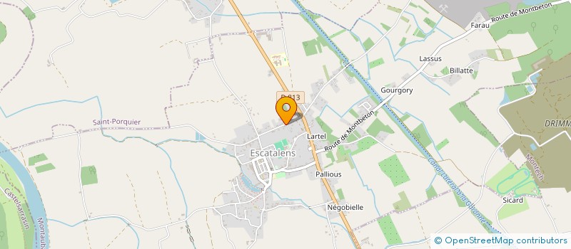 localisation de l'entreprise MONSIEUR FRANCOIS MONCOUET  ESCATALENS