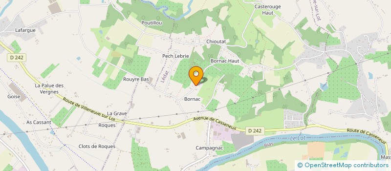 localisation de l'entreprise MONSIEUR FRANCOIS MONDOT  LEDAT