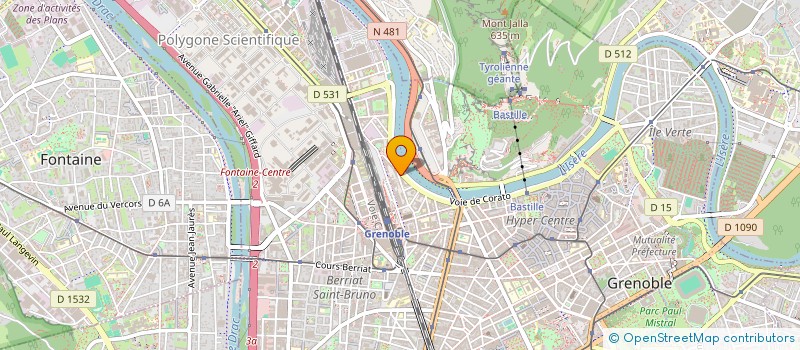 localisation de l'entreprise MONSIEUR FRANCOIS MONDOT à GRENOBLE