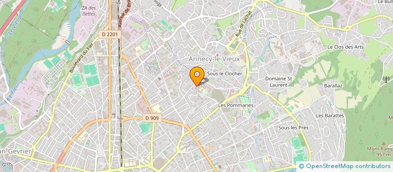 localisation de l'entreprise MONSIEUR FRANCOIS MONELLA à ANNECY