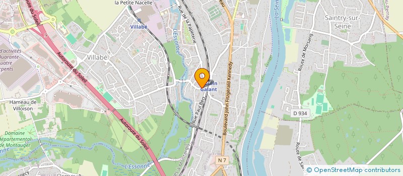 localisation de l'entreprise MONSIEUR FRANCOIS MONLLOR  VILLABE