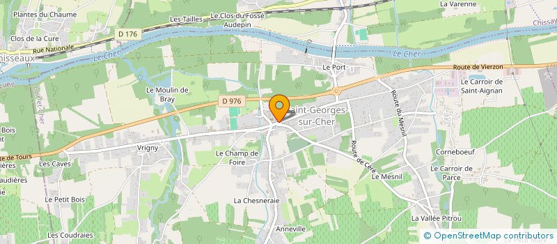 localisation de l'entreprise MONSIEUR FRANCOIS MONNEROT  SAINT-GEORGES-SUR-CHER