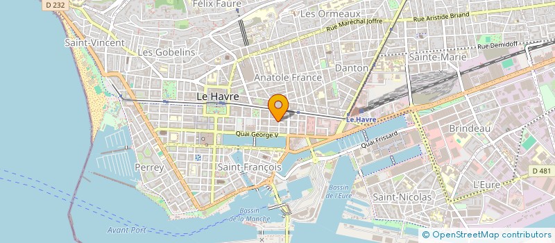 localisation de l'entreprise MONSIEUR FRANCOIS MONTAUFRAY à LE HAVRE