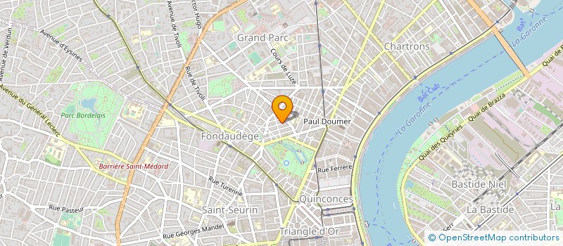 localisation de l'entreprise MONSIEUR FRANCOIS MONTEIS à BORDEAUX