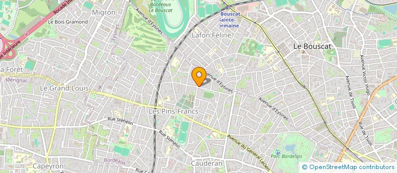 localisation de l'entreprise MONSIEUR FRANCOIS MORAUD  BORDEAUX