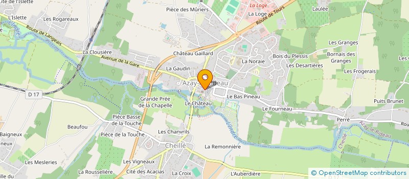 localisation de l'entreprise MONSIEUR FRANCOIS MOREAU  AZAY-LE-RIDEAU