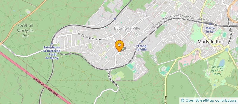 localisation de l'entreprise MONSIEUR FRANCOIS MOREL  L'ETANG-LA-VILLE