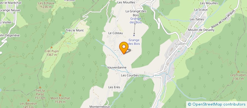 localisation de l'entreprise MONSIEUR FRANCOIS MOREL-CHEVILLET à LULLIN