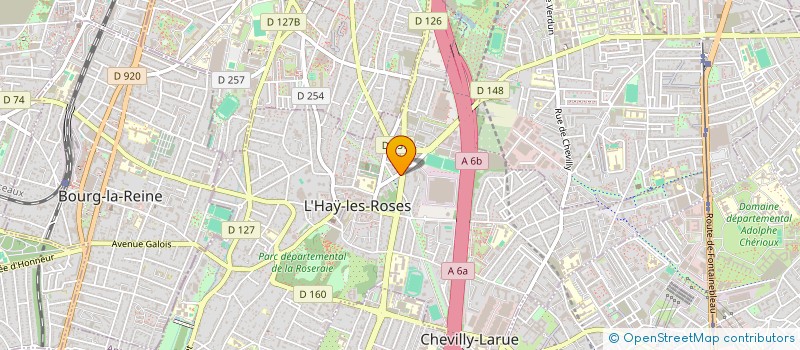 localisation de l'entreprise MONSIEUR FRANCOIS MORENO  L'HAY-LES-ROSES