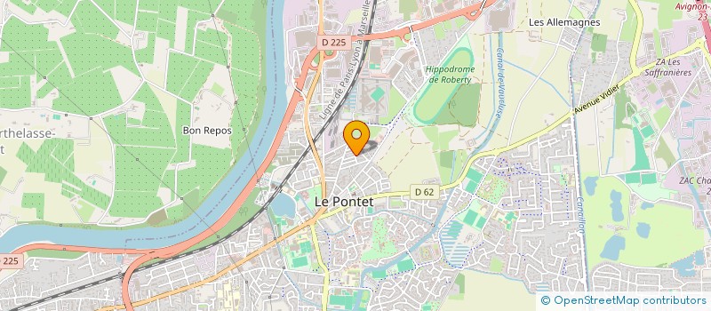 localisation de l'entreprise MONSIEUR FRANCOIS MORERE à LE PONTET