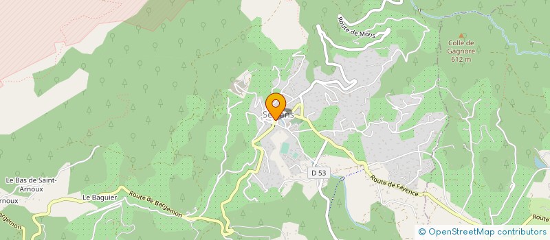 localisation de l'entreprise MONSIEUR FRANCOIS MORET  SEILLANS