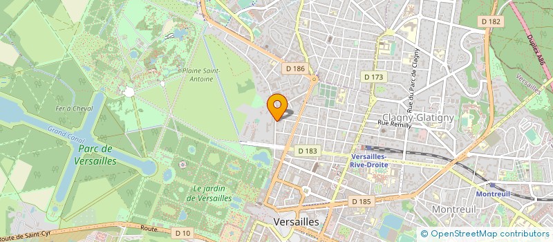 localisation de l'entreprise MONSIEUR FRANCOIS MORGAT à VERSAILLES