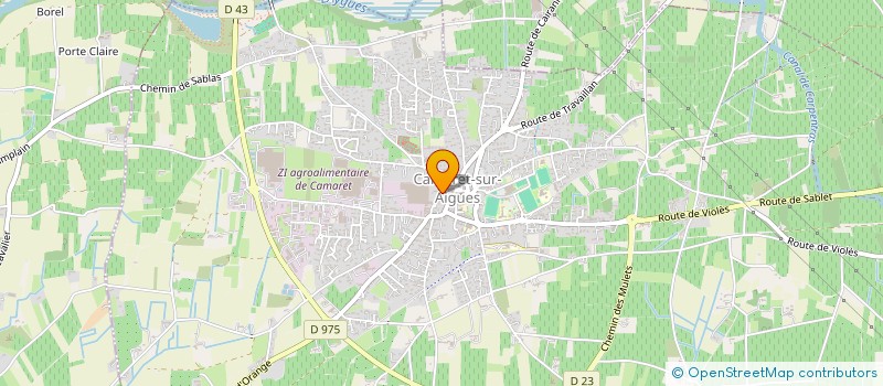 localisation de l'entreprise MONSIEUR FRANCOIS MORICELLY  CAMARET-SUR-AIGUES