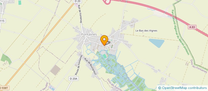 localisation de l'entreprise MONSIEUR FRANCOIS MORIN  DOIX LES FONTAINES