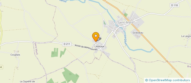 localisation de l'entreprise MONSIEUR FRANCOIS MORINEAU  SAINT-MARD