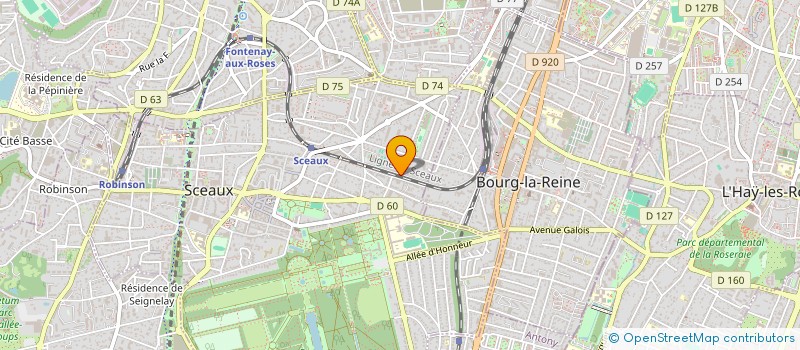 localisation de l'entreprise MONSIEUR FRANCOIS MORISSET à SCEAUX