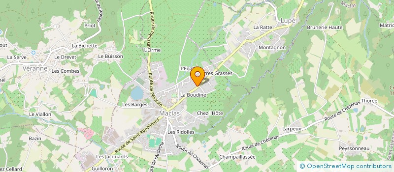 localisation de l'entreprise MONSIEUR FRANCOIS MORIZE  MACLAS