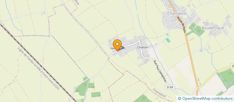 localisation de l'entreprise MONSIEUR FRANCOIS MORIZOT  CHAMPLOST