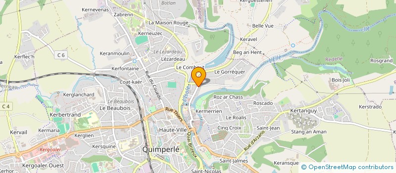 localisation de l'entreprise MONSIEUR FRANCOIS MORTAIN à QUIMPERLE
