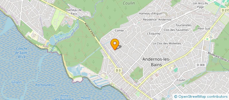 localisation de l'entreprise MONSIEUR FRANCOIS MORTEFON  ANDERNOS-LES-BAINS