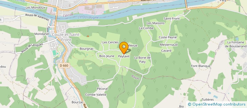 localisation de l'entreprise MONSIEUR FRANCOIS MOSCARDINI  COUZE-ET-SAINT-FRONT