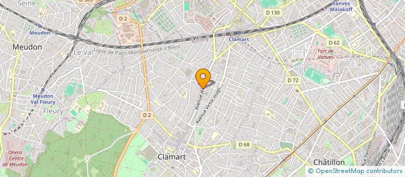 localisation de l'entreprise MONSIEUR FRANCOIS MOSSET à CLAMART