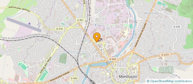 localisation de l'entreprise MONSIEUR FRANCOIS MOTA  MONTLUCON