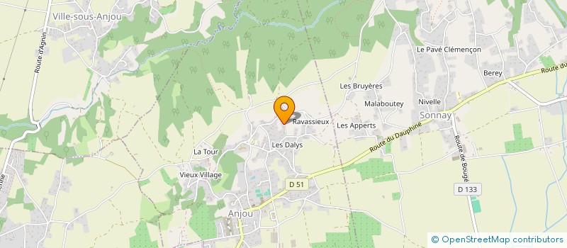 localisation de l'entreprise MONSIEUR FRANCOIS MOUGEL  ANJOU