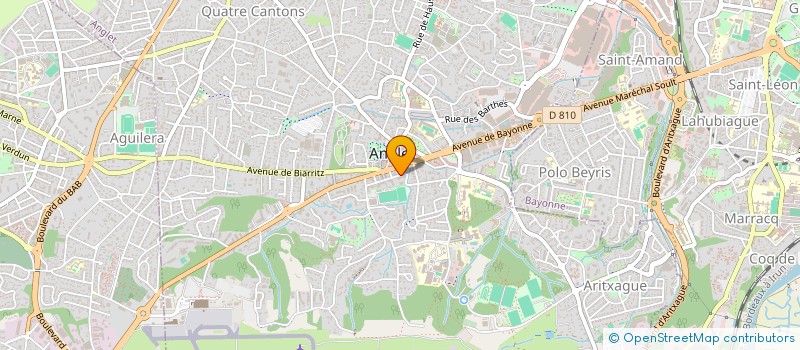 localisation de l'entreprise MONSIEUR FRANCOIS MOULIN  ANGLET