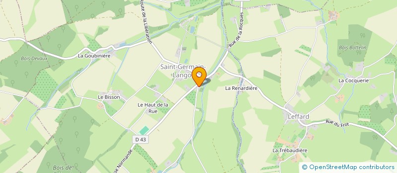 localisation de l'entreprise MONSIEUR FRANCOIS MOURMANS  SAINT-GERMAIN-LANGOT