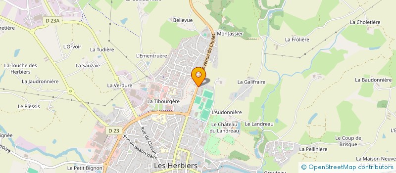 localisation de l'entreprise MONSIEUR FRANCOIS MOUSSET à LES HERBIERS