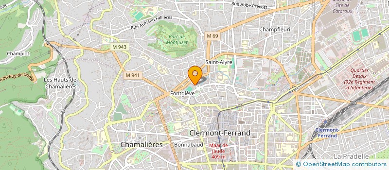 localisation de l'entreprise MONSIEUR FRANCOIS MOYNE  CLERMONT-FERRAND