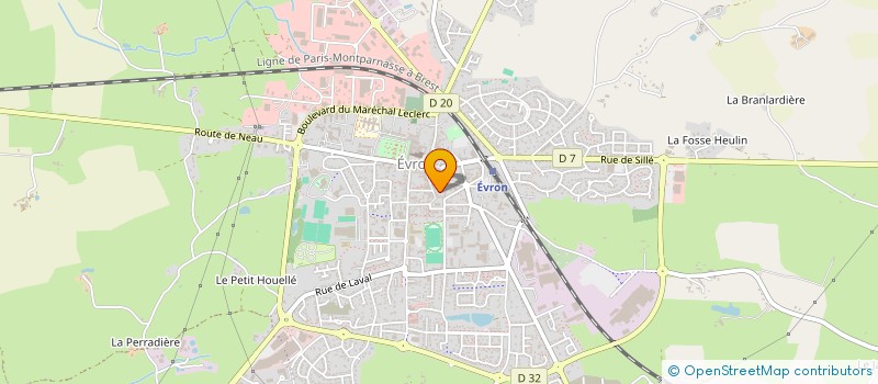 localisation de l'entreprise MONSIEUR FRANCOIS MOYSAN  EVRON