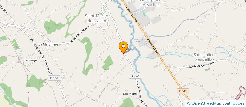 localisation de l'entreprise MONSIEUR FRANCOIS MOYSES à SAINT-MARTIN-DE-MAILLOC