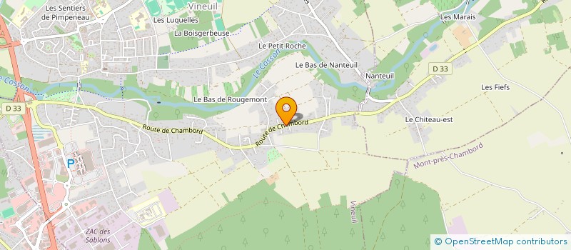 localisation de l'entreprise MONSIEUR FRANCOIS MUET  HUISSEAU-SUR-COSSON