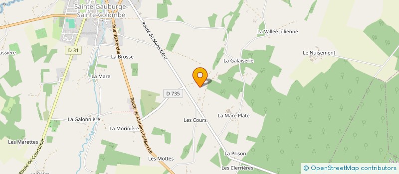 localisation de l'entreprise MONSIEUR FRANCOIS MULOT à SAINTE-GAUBURGE-SAINTE-COLOMBE