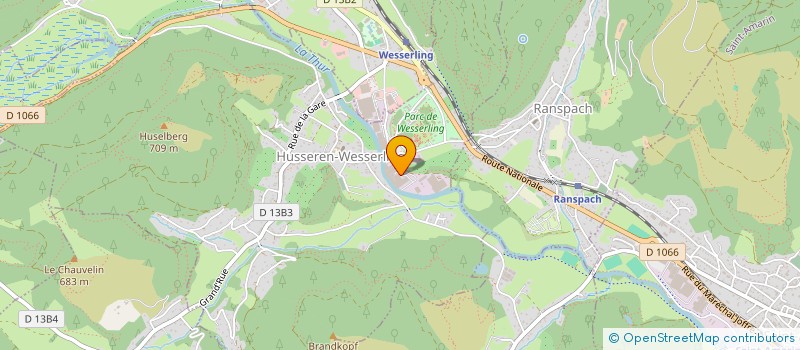 localisation de l'entreprise MONSIEUR FRANCOIS MUNSCH  HUSSEREN-WESSERLING