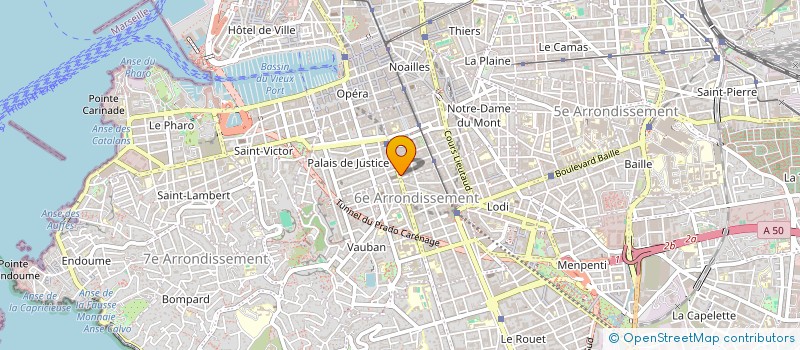 localisation de l'entreprise MONSIEUR FRANCOIS NAGOT à MARSEILLE
