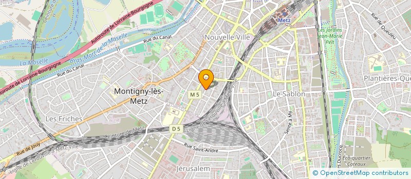 localisation de l'entreprise MONSIEUR FRANCOIS NARBONI  METZ