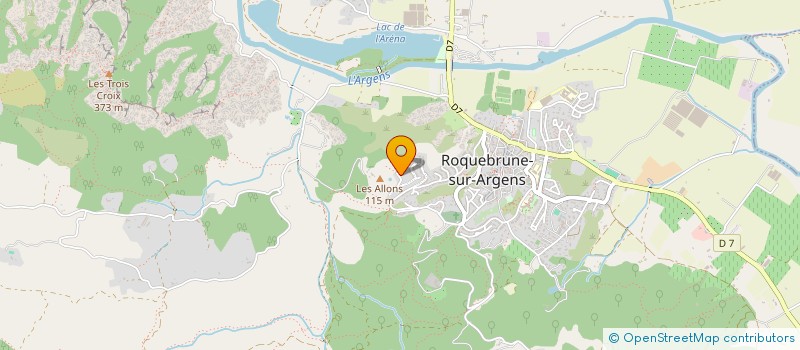 localisation de l'entreprise MONSIEUR FRANCOIS NATTIER  ROQUEBRUNE-SUR-ARGENS