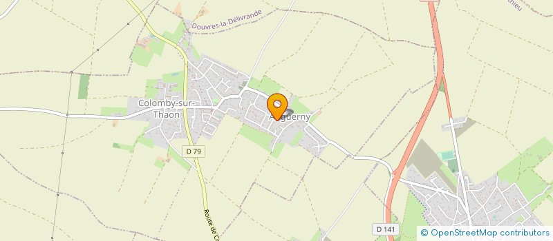 localisation de l'entreprise MONSIEUR FRANCOIS NAUDIN  COLOMBY-ANGUERNY