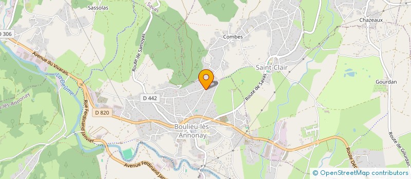 localisation de l'entreprise MONSIEUR FRANCOIS NAVARRO  BOULIEU-LES-ANNONAY
