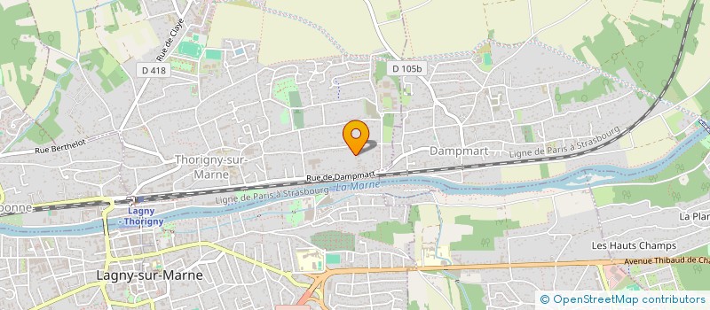 localisation de l'entreprise MONSIEUR FRANCOIS NAVATTE  THORIGNY-SUR-MARNE