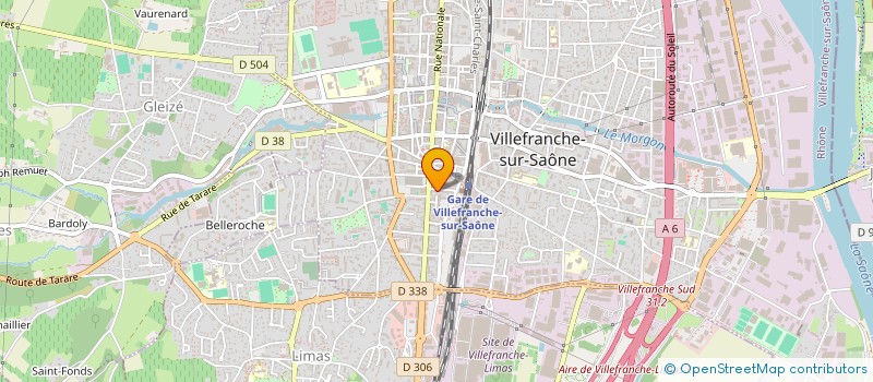 localisation de l'entreprise MONSIEUR FRANCOIS NDJAPOU  VILLEFRANCHE-SUR-SAONE