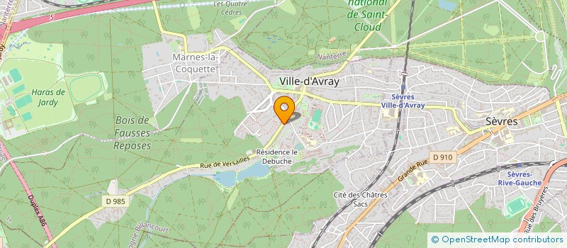 localisation de l'entreprise MONSIEUR FRANCOIS NEROT  VILLE-D'AVRAY