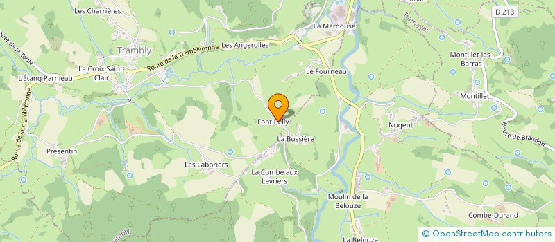 localisation de l'entreprise MONSIEUR FRANCOIS NESME  MONTMELARD