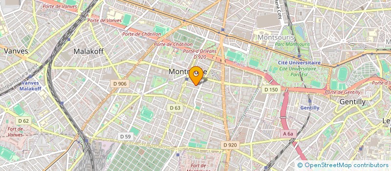 localisation de l'entreprise MONSIEUR FRANCOIS NGUYEN-DINH  MONTROUGE