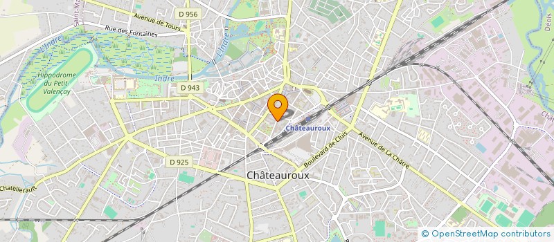 localisation de l'entreprise MONSIEUR FRANCOIS NICAUD à CHATEAUROUX