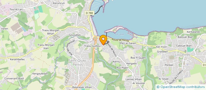 localisation de l'entreprise MONSIEUR FRANCOIS NICOLAS  LOUANNEC