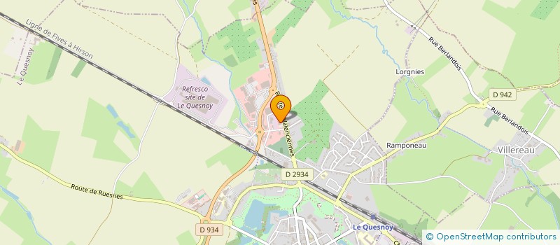 localisation de l'entreprise MONSIEUR FRANCOIS NICOLAS  LE QUESNOY